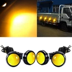 12 Volt Yellow Eagle Eye Led Lights For Car, Atv, Utv, Trailer, Motorcycle, Boat. Fixed Price $11.69.