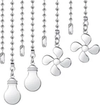 Prasacco 4 Pcs Ceiling Fan Pulls Light And Pull Chain Set 12 Inch Fa. Fixed Price $10.94.