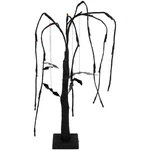 Northlight 24" Led Black Glittered Halloween Willow Tree Bats - Orange Lights. Fixed Price $39.05.