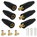 3pk Welding Lead Connectors, Positive Cam Twist-lock Insulated Connector Pair.... Fixed Price $60.70.