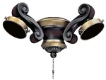 Minka K36-gov, Universal 3 Light Golden Walnut Fan Fitter Kit. Fixed Price $71.52.