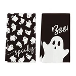 Artoid Mode Black Ghost Spooky Halloween Kitchen Towels 18x26 Inches,. Fixed Price $19.94.