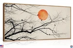 Large Vintage Tree Branch Canvas Wall Art Set, Nature Botanical Decor 20"x40". Fixed Price $134.84.