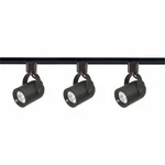 3 Light Track Kit Rdback Ln.volt.black. Fixed Price $103.99.