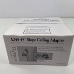 Minka Aire A245 45 Degree Sloped Ceiling Adapter Brushed Nickel. Fixed Price $23.00.