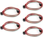 5pcs/pack 20awg 3 Pin Jst Sm Male Female Plug Led Connector 1.64ft/0.5m Extensio. Fixed Price $15.27.