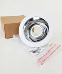 Monument 4" Alzak Metal Reflector Baffle White Trim Ring Uv Glass Lens. Fixed Price $11.53.