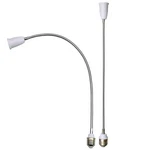 E26/e27 Light Socket Extender Adapter, 58cm/22.5 Inch Flexible Gooseneck (2-pack. Fixed Price $33.99.