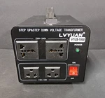 Converter Transformer Lvyuan Voltage 110-120v 220-240v 1500 Watt. Fixed Price $50.00.