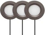 Getinlight 2.75in Led Puck Lights 3-pack Under Cabinet 3000k Bronze Plug-in New. Fixed Price $26.40.
