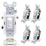 Elegrp 3 Way Toggle Light Switch, 15 Amp, 120 V, Framed Ac Quiet. Fixed Price $18.76.