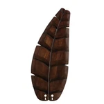 Fanimation 22" Oval Leaf Carved Wood Blade, Walnut - B5340wa. Fixed Price $119.99.