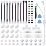Led Strip Light Connector Kit, Accessories Set For 5050 4 Pin 10mm .... Fixed Price $16.85.