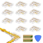 Emitever 8mm Led Strip Connectors 12pcs, Corner Connector L-shaped Gaples.... Fixed Price $30.12.