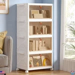 Vecelo 4-tier Stackable Storage Bins With Lids - 23 Qt Containers Wheels. Fixed Price $89.97.
