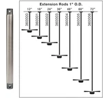 Kichler 360001 18" Down Rod For 10 Ft Ceilings. Fixed Price $29.95.
