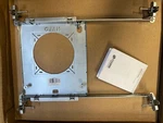 Qty Halo 4" Mounting Frame For Round And Square Canless Recessed 4 In Silver F3. Fixed Price $37.98.