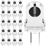 20-pack Screw Type T8 Lamp Holder With Wires Ul Non-shunted Tombstone Light Soc. Fixed Price $25.30.