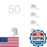 Demasled 50-pack Mr16 Socket For Led & Halogen Bulbs, Mini Bi-pin, Gu5.3, G4, Gu. Fixed Price $42.34.