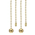 2 Piece Ceiling Fan Chain 1m With Gold Ball Pendant. Fixed Price $8.82.