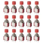 Wmycongcong 15 Pcs Spdt Momentary Push Button Switch 3 Pin Ac 2a 250v/ 5a Red. Fixed Price $24.59.