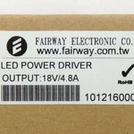 Fairway Electronic 18v 4.80a Led Power Driver Ldp100-180-00. Fixed Price $5.99.