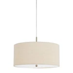 Cal Lighting Addison 3 Light Metal Pendant, Linen - Fx-3628-1p. Fixed Price $180.00.