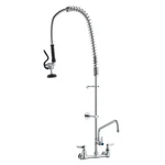 Vevor Commercial Faucet With Pre-rinse Sprayer, 44" Height, 8" Center, 12" Swing. Fixed Price $166.39.