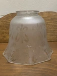 B&p Lamp 2 1/4" Fitter Fleur-de-lis Fixture Shade, 4 1/2" Ht., 5" Dia.. Fixed Price $45.95.