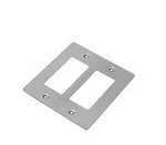 Buster + Punch Npl-023063 Wall Plates Double Rocker Switch Outlet - Silver. Fixed Price $75.00.