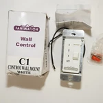 Fanimation C1 3-speed Fan Slide Wall Control White. Fixed Price $12.99.