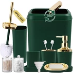 Xlhomo Bathroom Accessories Set, Green Dark Acce.... Fixed Price $64.79.