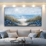 Wall Art For Living Room Canvas Decor Bedroom Office Decorations Blu.... Fixed Price $85.12.