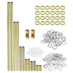 Patikil 1/8ip Thread 6 Size Lamp Pipe Kit With Lock Nuts Washers, 2 One. Fixed Price $16.99.