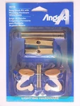 Swag Hook Kit White W/ Mounting Hardware, Angelo 70770 Lighting Accessory, Nos. Fixed Price $8.95.