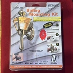 Arlington 8151-1 Vertical Siding Lamp Mounting Kit With Built-in Box For 5/8. Fixed Price $18.99.