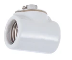 B&p Lamp Medium Base E26 Keyless Glazed Porcelain Twin Sockets With Flange. Fixed Price $10.20.