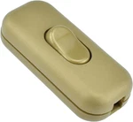 Aifeier Et Inline Cord Switch, Ac 250v 6a On/off Lamp Button Appliance-gold. Fixed Price $9.26.