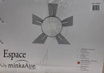 Minkaaire F690l-orb/mm Espace Led 52" Ceiling Fan - Oil Rubbed Bronze *read*. Fixed Price $129.99.
