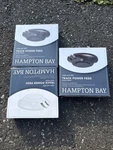 Hampton Bay Track Lighting Parts Floating Power Feed 2400-watt White Lot Of 3. Fixed Price $30.00.
