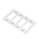 Buster + Punch Npl-023069 Wall Plates Quadruple Rocker Switch - White. Fixed Price $119.00.