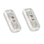 Helunsi Inline Switch Lamp Cord Button In Line Switch, Rated 6a 2 Pcs Clear. Fixed Price $18.26.