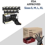 Black Nitrile Disposable Gloves 4 & 5 Mil, Latex Powder Free. Fixed Price $89.99.