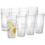 Reusable 32oz Tumblers Set Of 12 Bpa-free Stackable Drinking Glasses. Fixed Price $33.66.