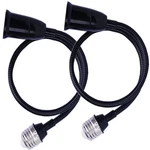 E26/e27 Light Socket Extender Adapter, 58cm/22.5 Inch Extension165 Heat-resista. Fixed Price $17.30.