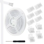 Sviang 3 Pin 10mm Led Strip Connector Kit, 10pcs Solderless Tape Lights C.... Fixed Price $24.47.