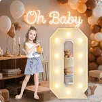 Hxweiye Big Light Up Letters Q 3ft Large Marquee With Lights, Mosaic Bal. Fixed Price $44.36.