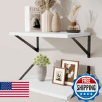 Acovy Floating Shelves For Wall,18" Wall Mounted Set Of 2,wood. Fixed Price $85.64.