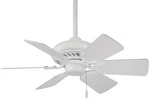 Minka Aire Supra 32" Ceiling Fan - White 6-blade. Fixed Price $174.00.