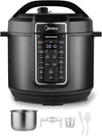 Midea 12-in-1 Multifunctional Electric Pressure Cooker, 6-quart Capacity. Fixed Price $129.99.